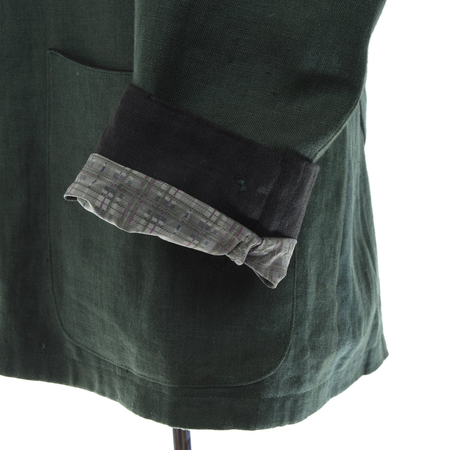 Tofana x Lodenfrey Linen Janker/Jacket ca. 60.5cm - Green