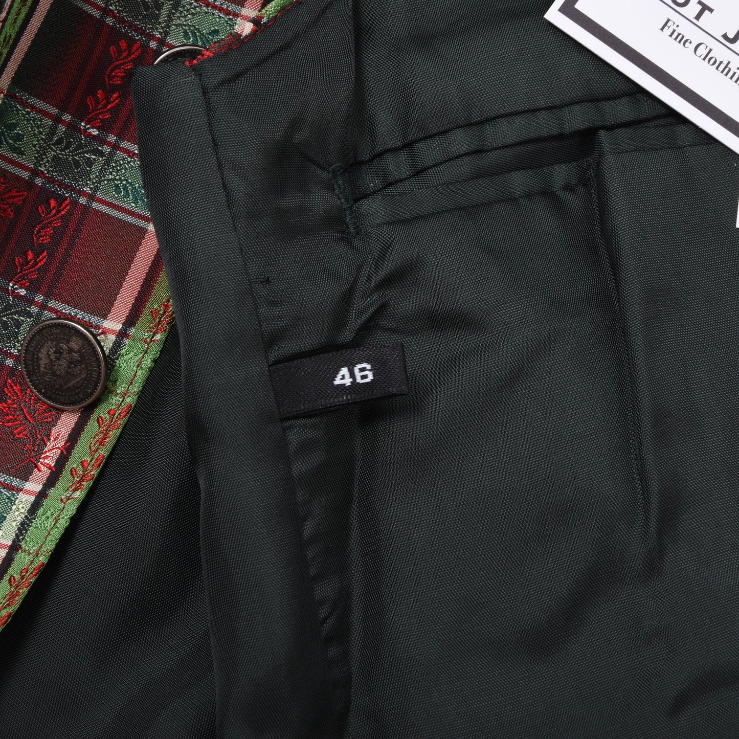 Allwerk Silk Blend Vest/Trachtengilet Size 46 ca. 51.5cm