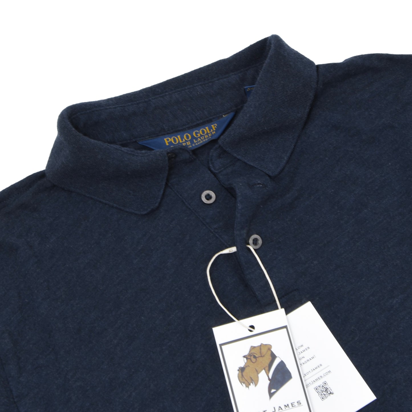 Polo Ralph Lauren Golf Wool-Silk-Cashmere Polo Shirt Size S Chest ca. 50cm - Blue