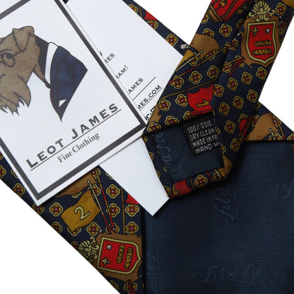 Fil-a-Fil Paris Silk ca. 147.5cm/9cm - Golf Motif