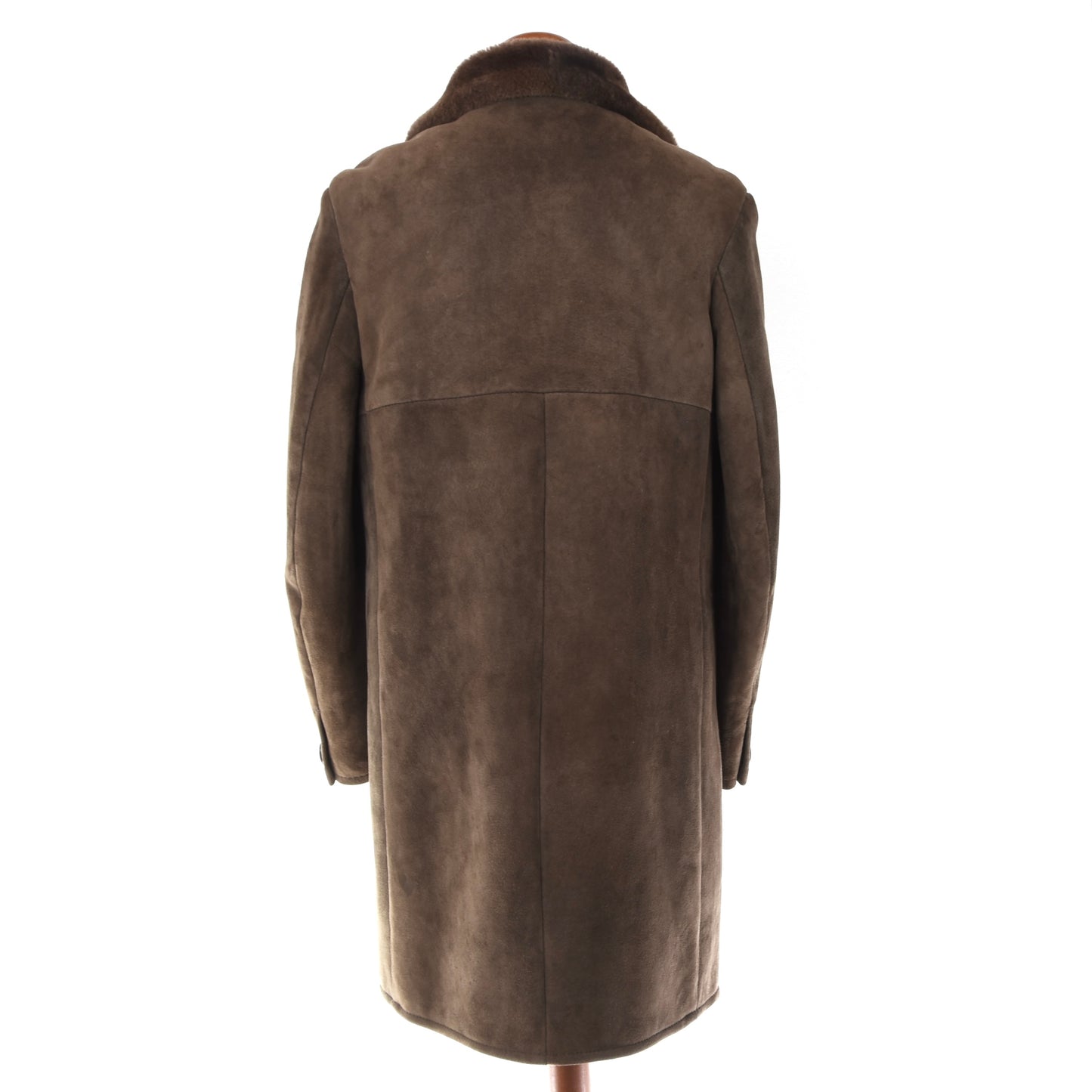 Classic Shearling Coat ca. 54.5cm  - Brown