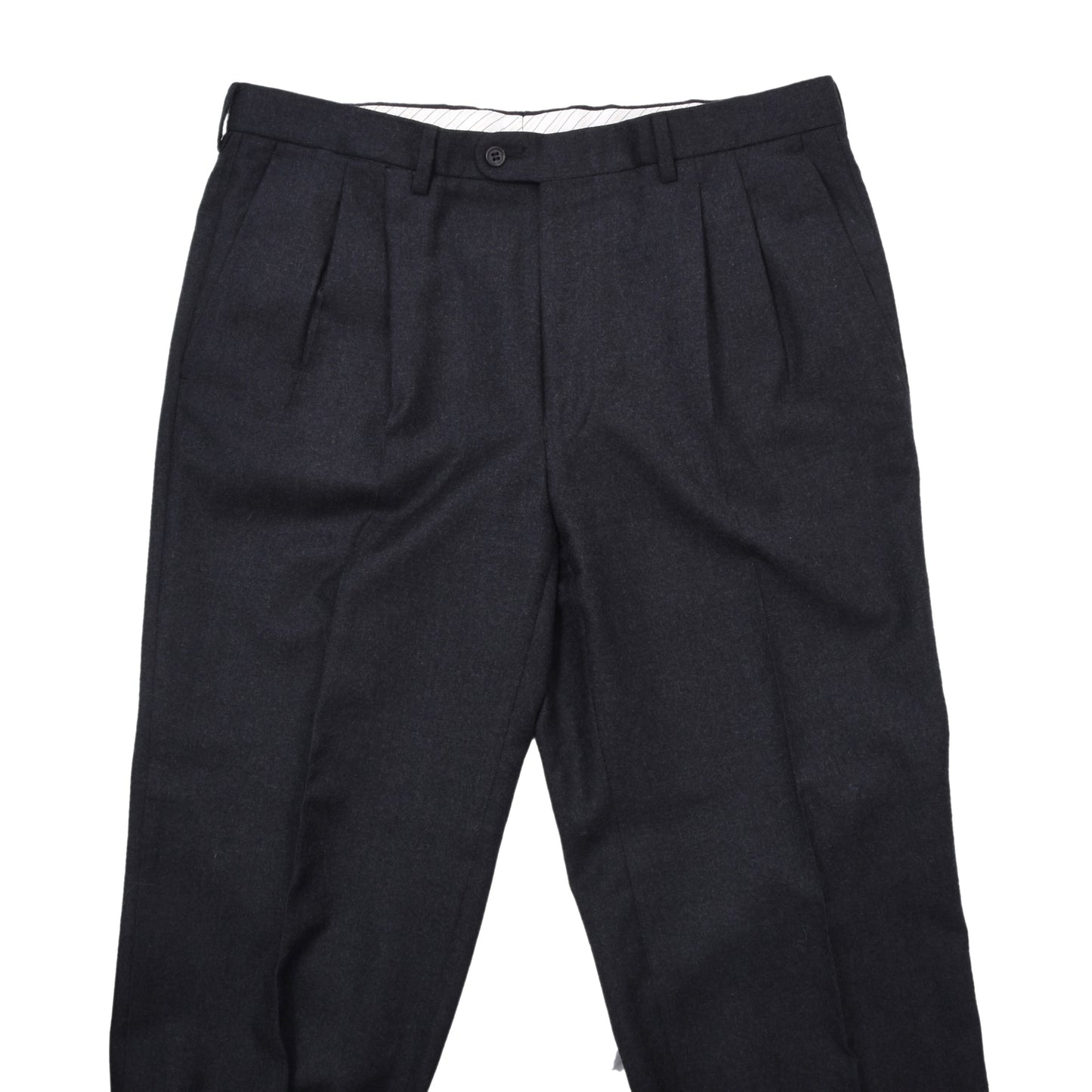 Vintage Ermenegildo Zegna Wool-Cashmere Double-Breasted Suit Chest ca. 54.5cm - Grey