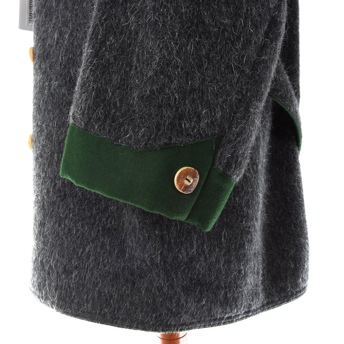 Sauwaldtracht Schladminger Coat Size 52 Chest ca. 66cm - Grey