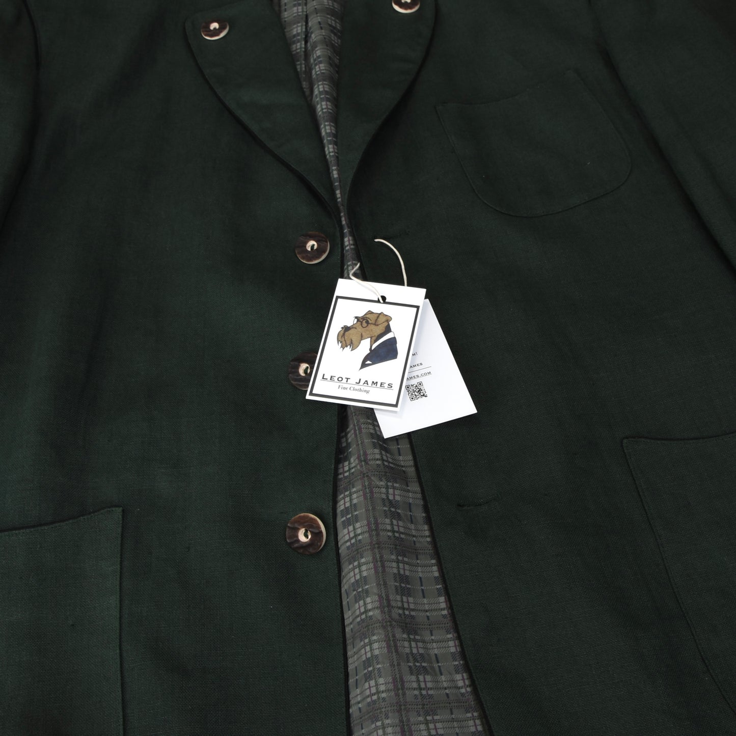 Tofana x Lodenfrey Linen Janker/Jacket ca. 60.5cm - Green