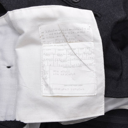 Vintage Ermenegildo Zegna Wool-Cashmere Double-Breasted Suit Chest ca. 54.5cm - Grey