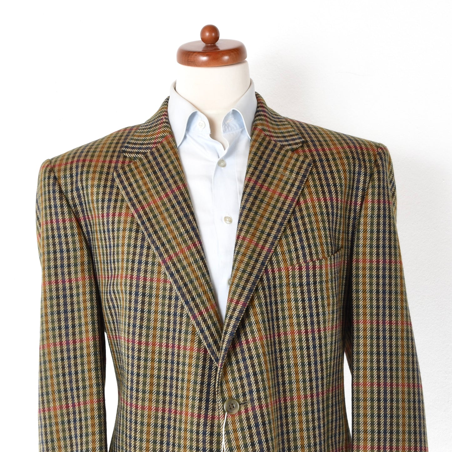 DAKS London Wool Jacket Size 56 ca. 60cm - Plaid