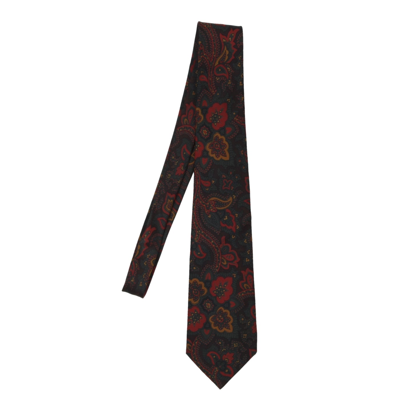 Maestron Ancient Madder Silk Tie - Paisley