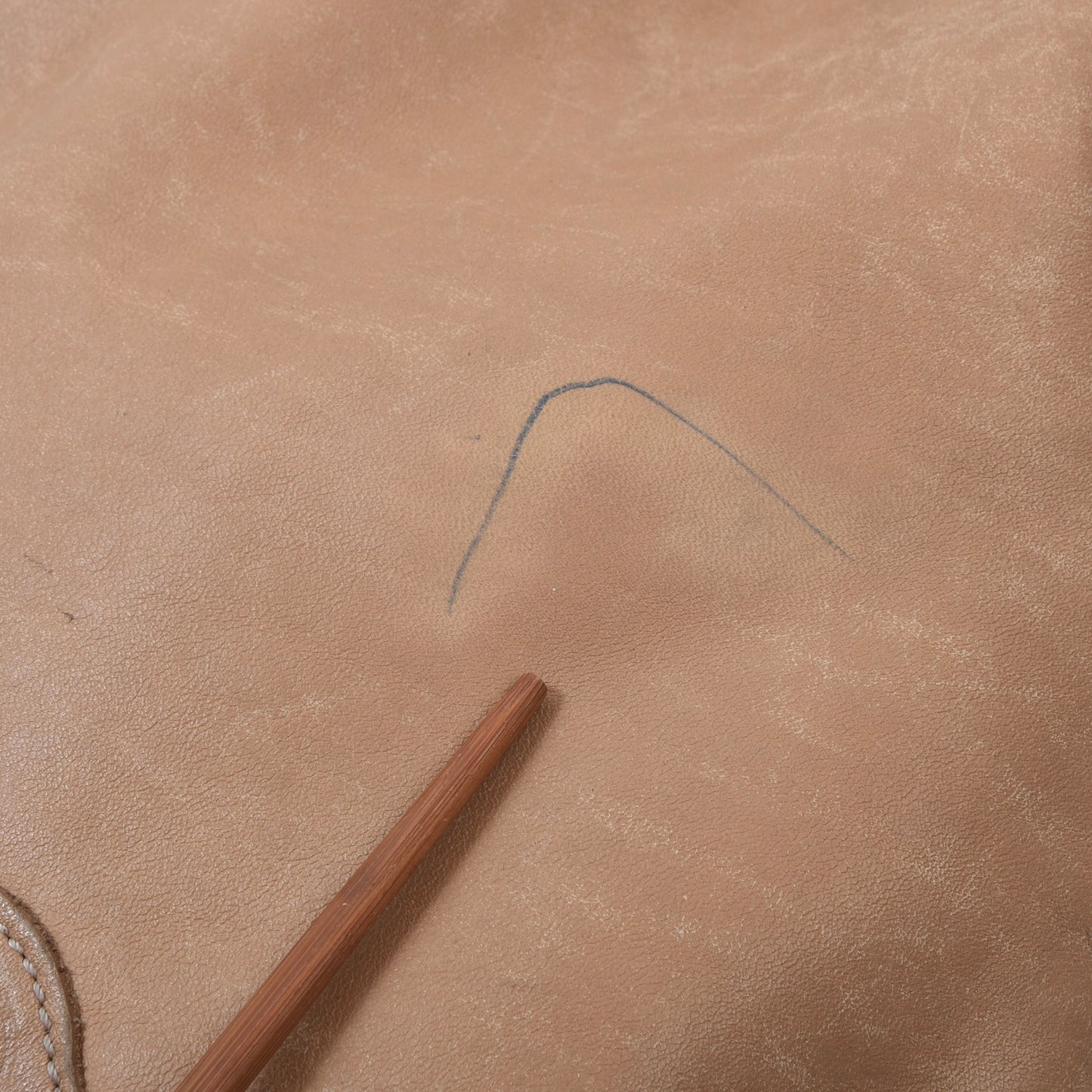 Vintage Longchamp Paris Leather Bucket Bag - Tan/Beige