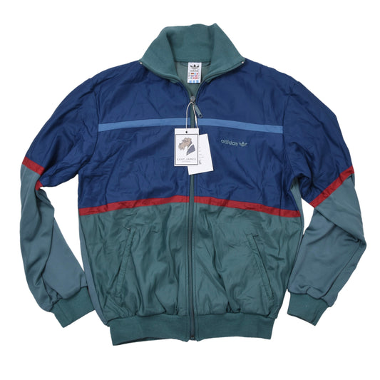 Vintage Adidas Trainingsjacke, Größe D48, ca. 55,5 cm – Türkis