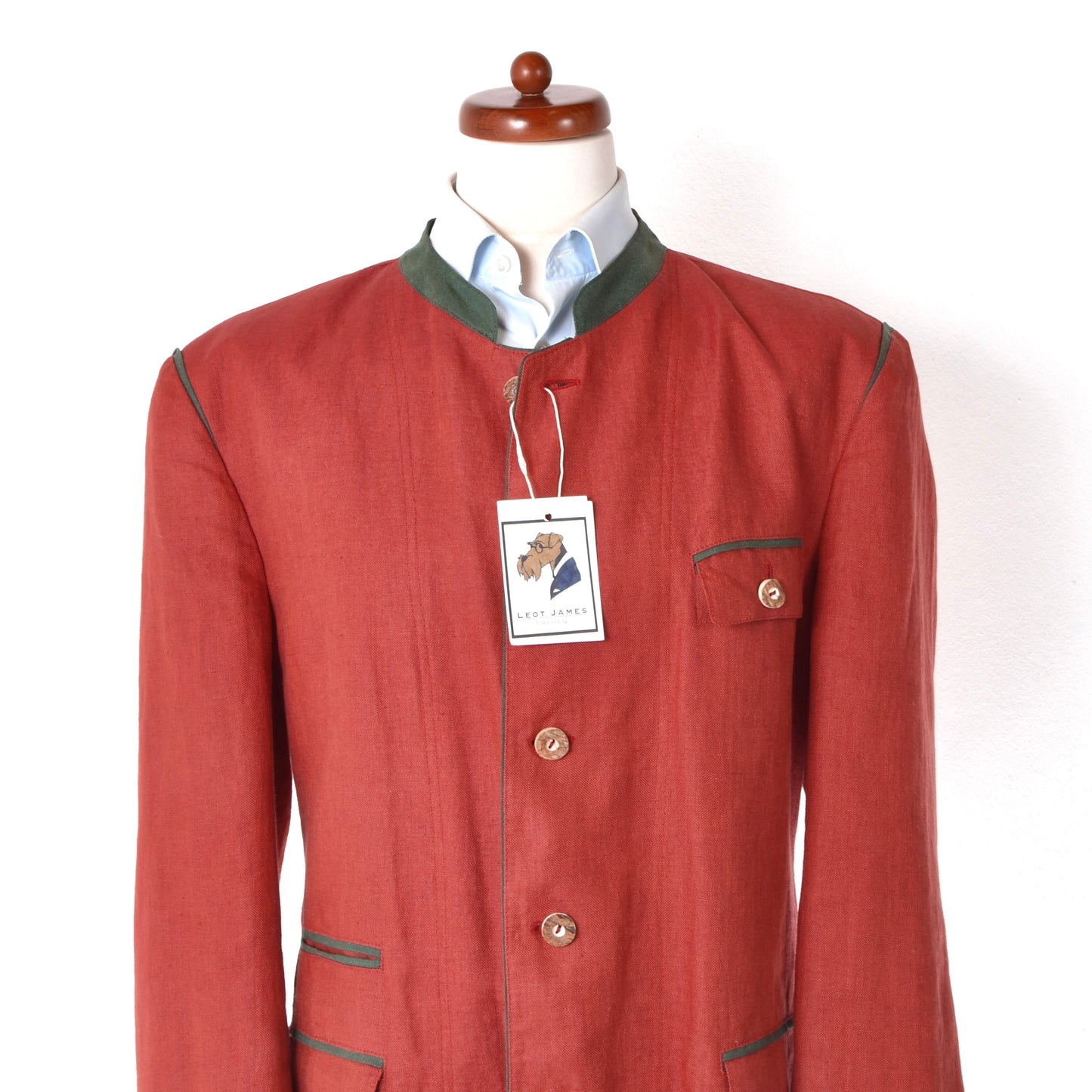 Country Classics x Susanne von Dörnberg Linen Janker/Jacket Size L ca. 65cm - Red