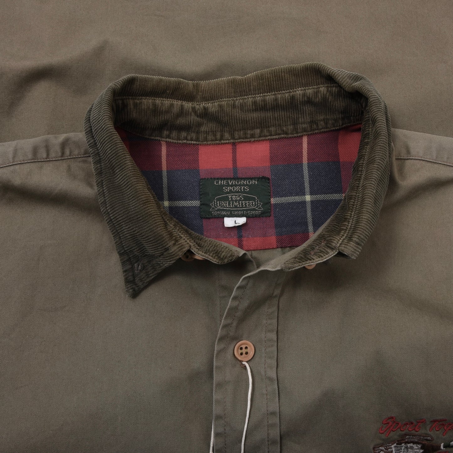 Vintage Togs Unlimited x Chevignon Hemd Größe L ca. 61cm