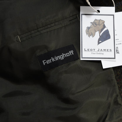 Ferkinghoff Harris Tweed Wool Jacket Size 28 - Green