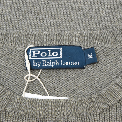 Polo Ralph Lauren Cotton Sweater Size M Chest ca. 53cm - Grey