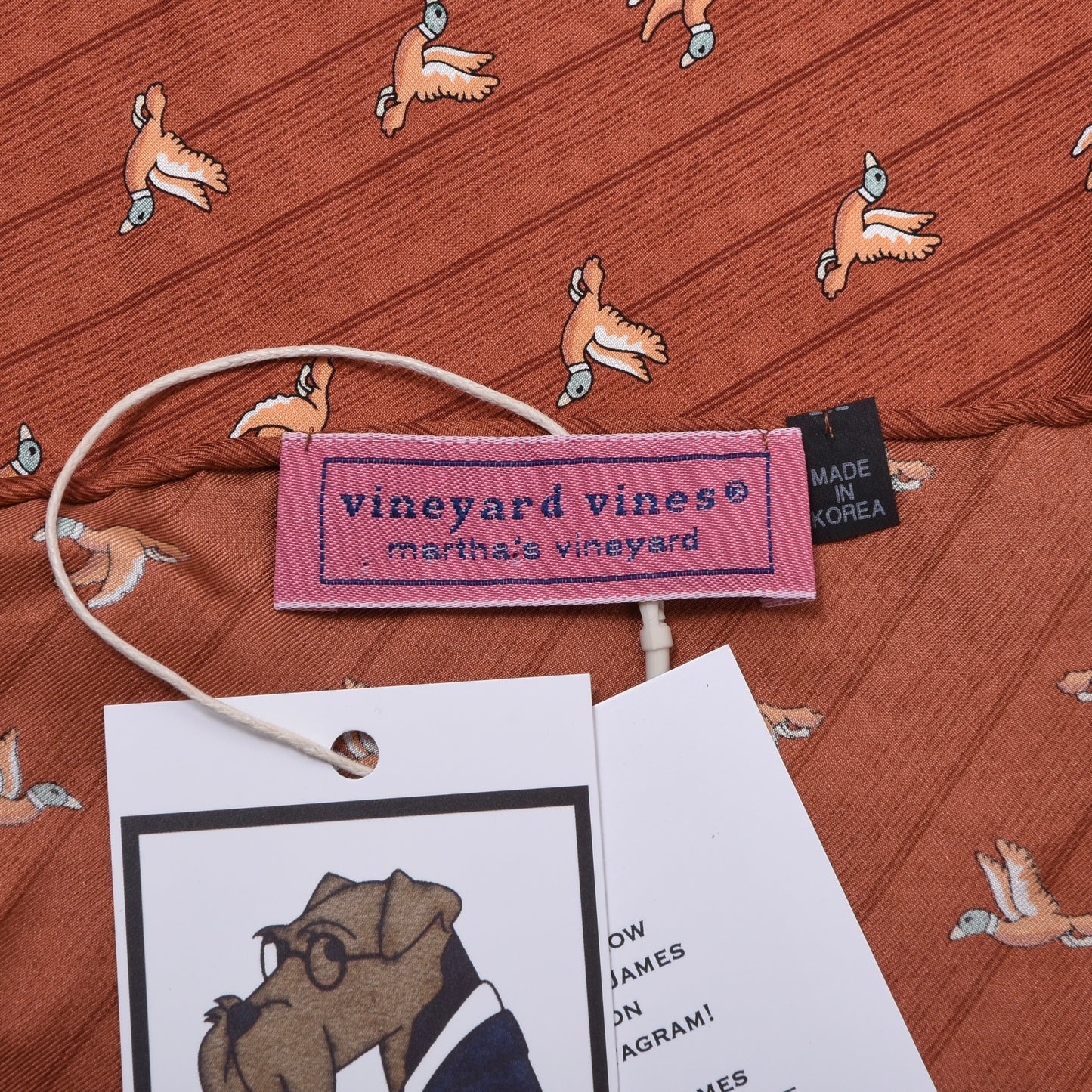 Vineyard Vines Silk Pocket Square - Ducks