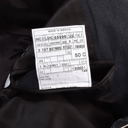 Gritti x Ermenegildo Zegna Cotton Jacket Size 50C ca. 52.5cm