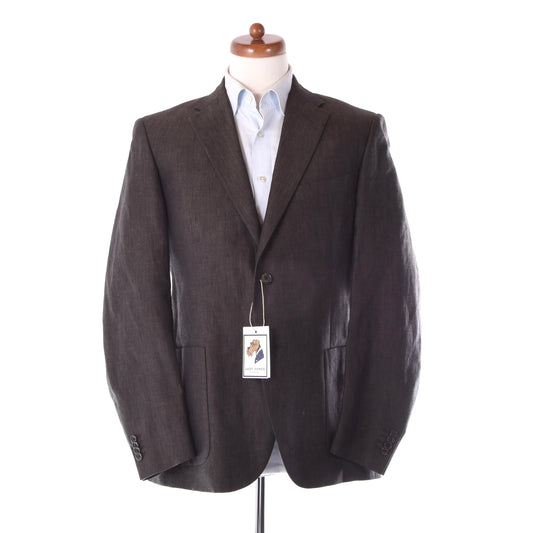 Browngreen x Corneliani Leinenjacke Größe 50 ca. 54cm