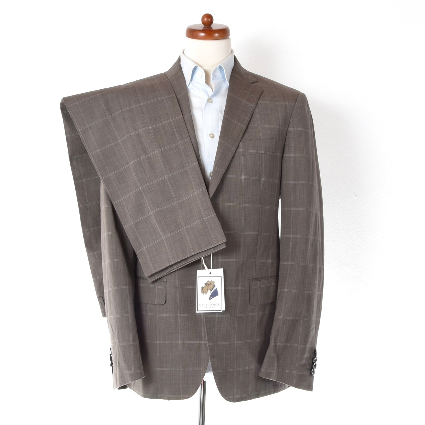 Etro Milano Wool-Cotton Suit Size 50 Chest ca. 52cm