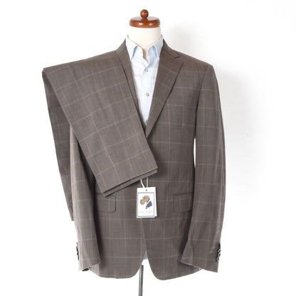 Etro Milano Wool-Cotton Suit Size 50 Chest ca. 52cm