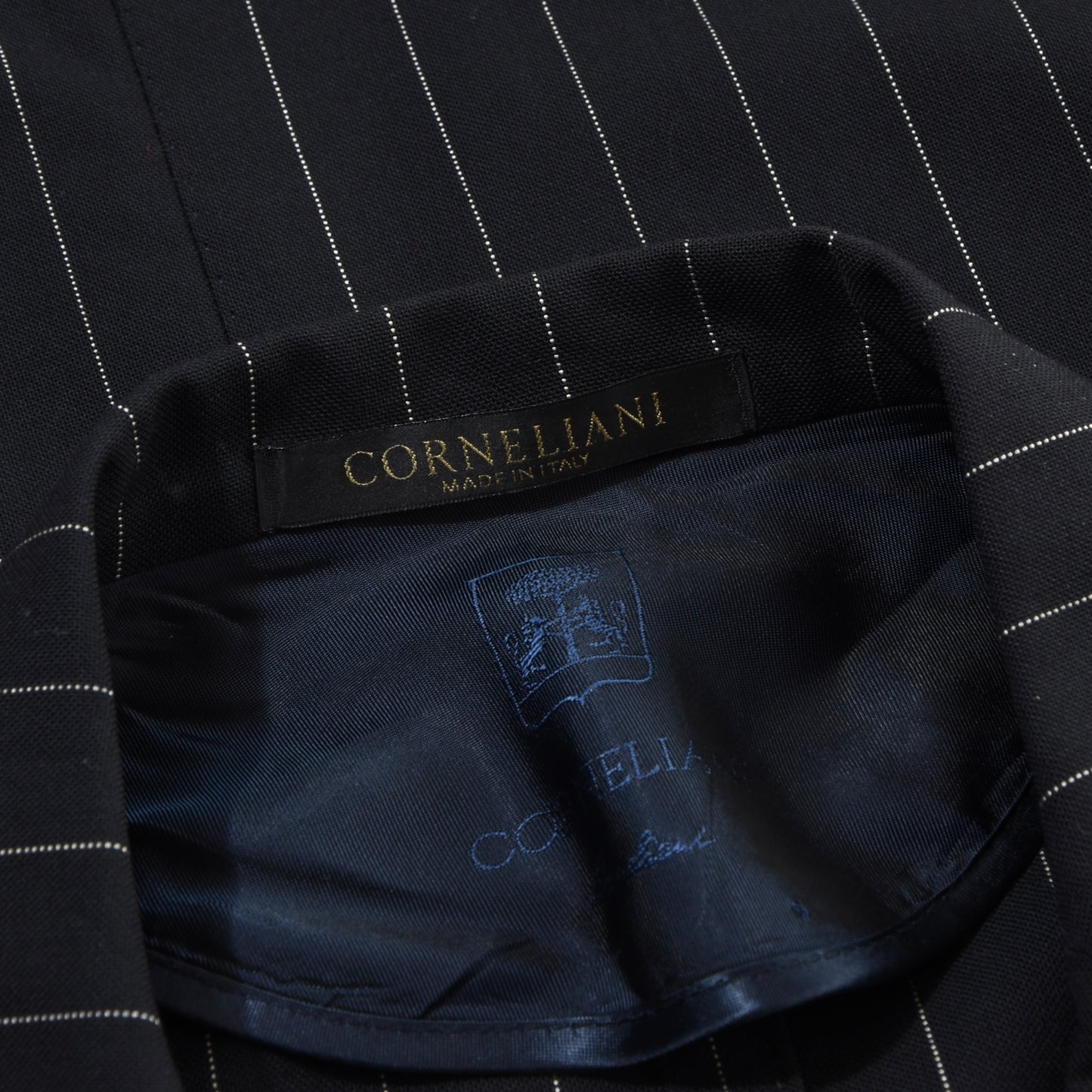 Corneliani Super 160s Wool Jacket Size 50 - Striped