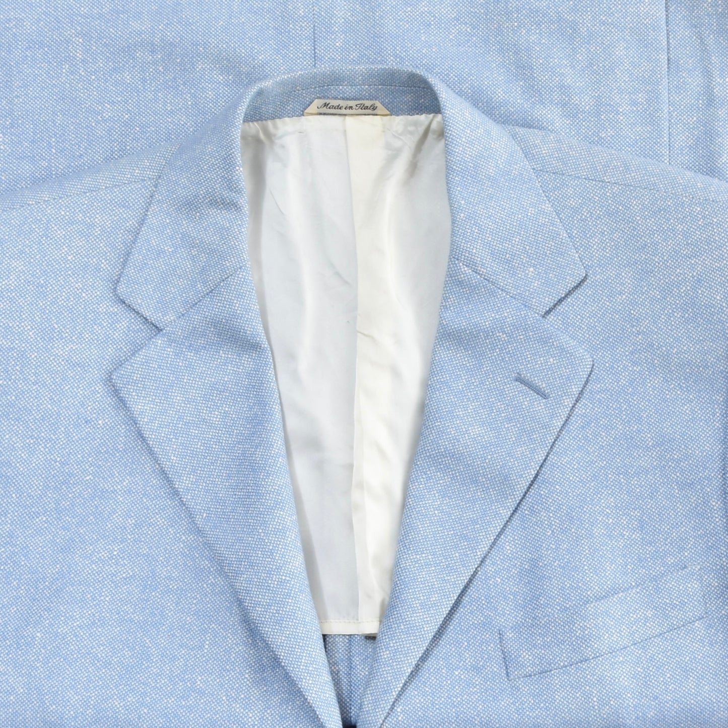 Colombo Collezioni Cashmere-Silk-Linen Jacket Size 54 58.5cm - Blue