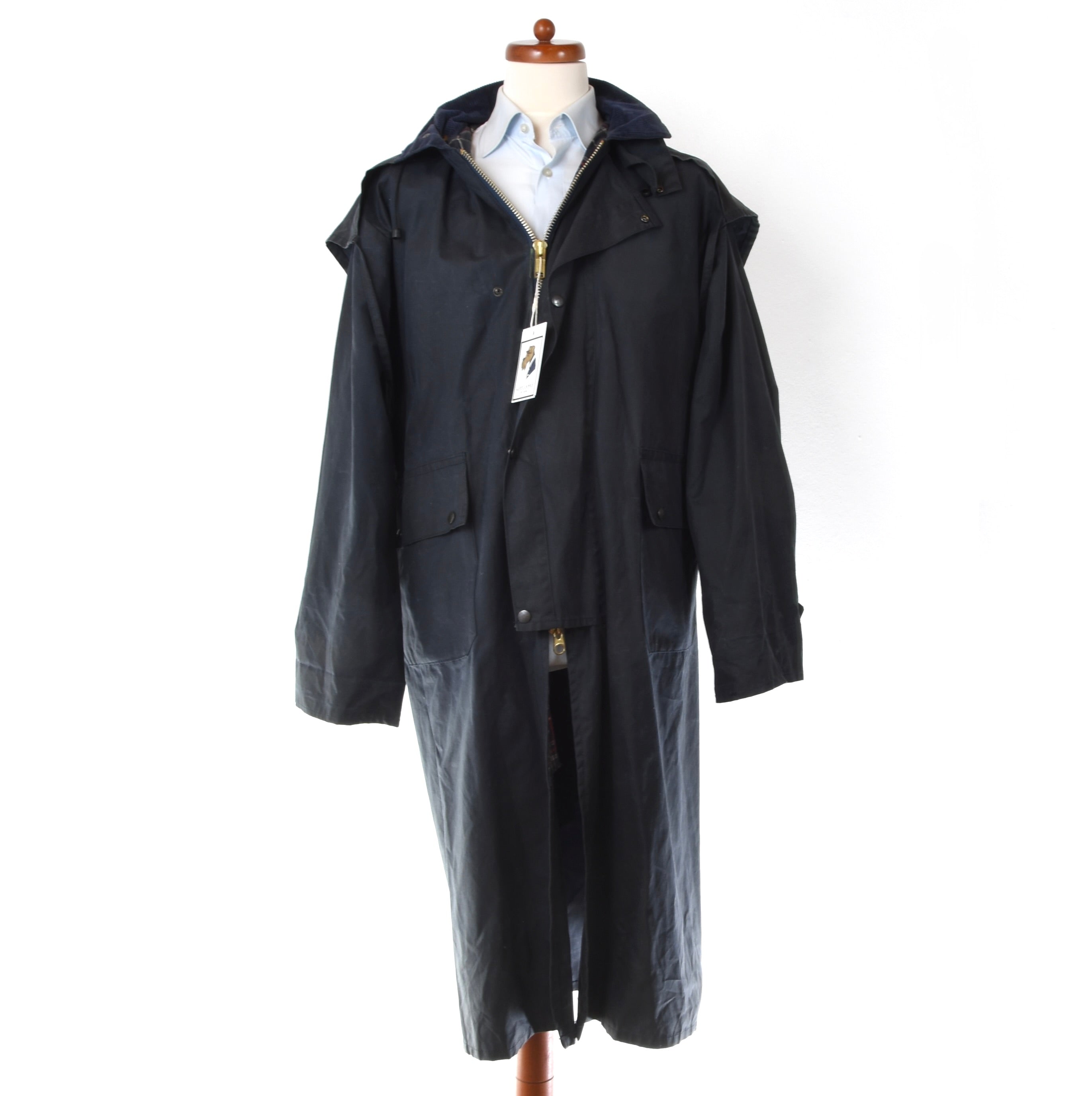 Waxed hotsell duster coat