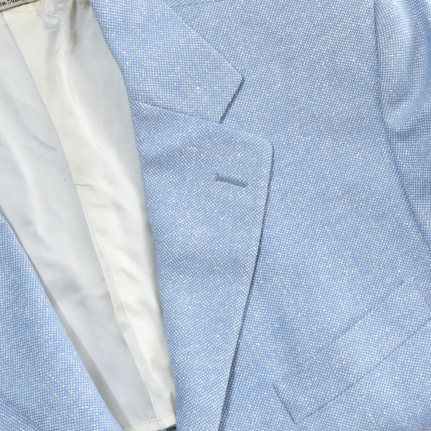 Colombo Collezioni Cashmere-Silk-Linen Jacket Size 54 58.5cm - Blue