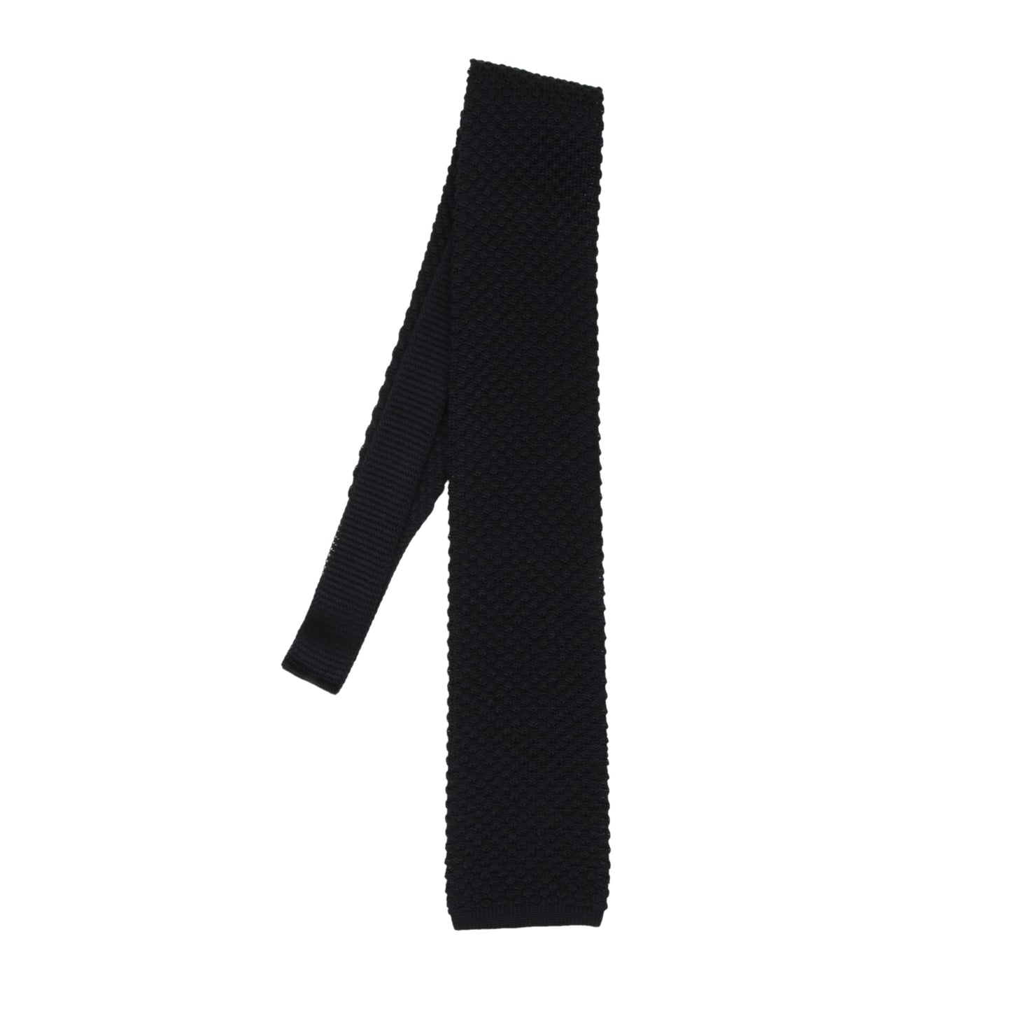 Brühl Silk Knit Tie Width ca. 7.5cm - Black