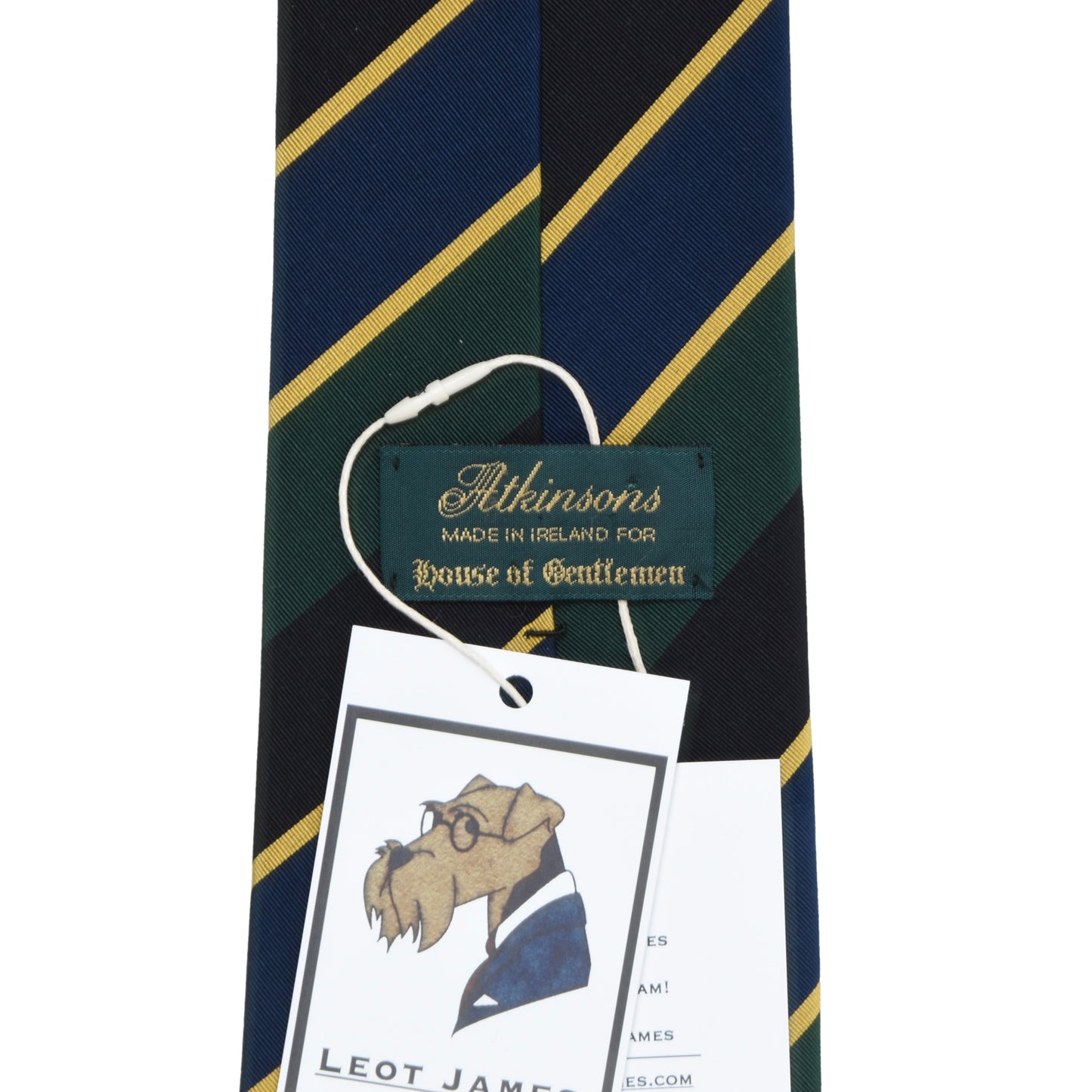 Atkinsons Irish Poplin Tie Wool/Silk - Gordon Highlanders