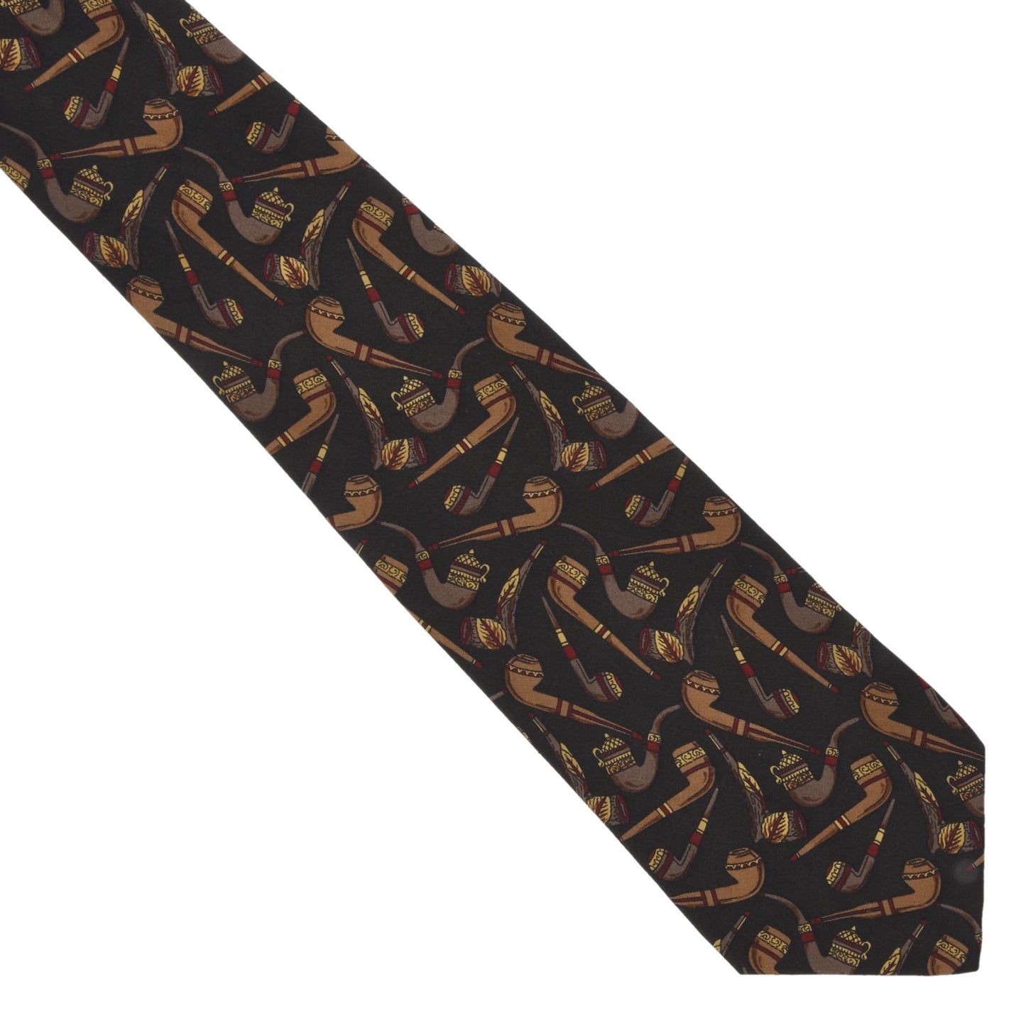 Phoenix Vintage Silk Tie ca. 142.5cm/9.5cm - Pipes