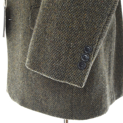 C.T. Classic Harris Tweed Wool Jacket Size 27 - Green