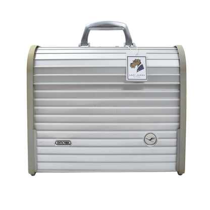 Rimowa for Lufthansa Vintage Aluminum Case/Flightkit - Silver