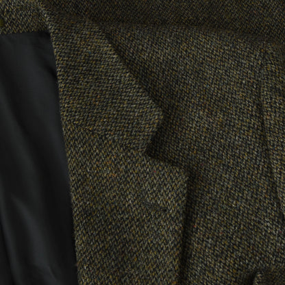 C.T. Classic Harris Tweed Wool Jacket Size 27 - Green