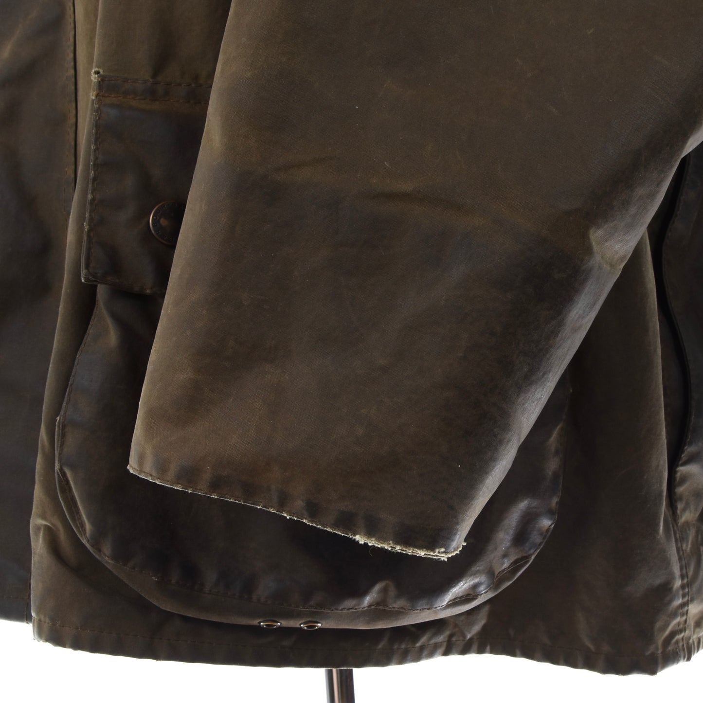 Barbour Moorland Jacke gewachst A50 Größe C50/127cm - Grün