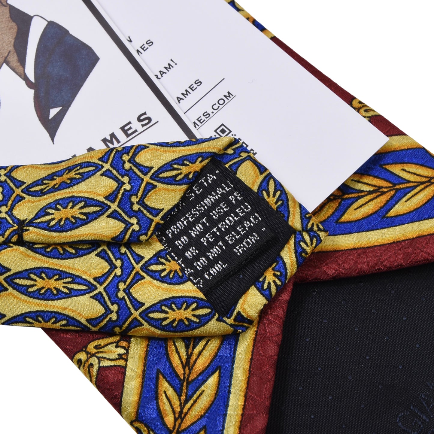 Gianni Versace Vintage Silk Tie ca. 145cm/10cm - Barocco