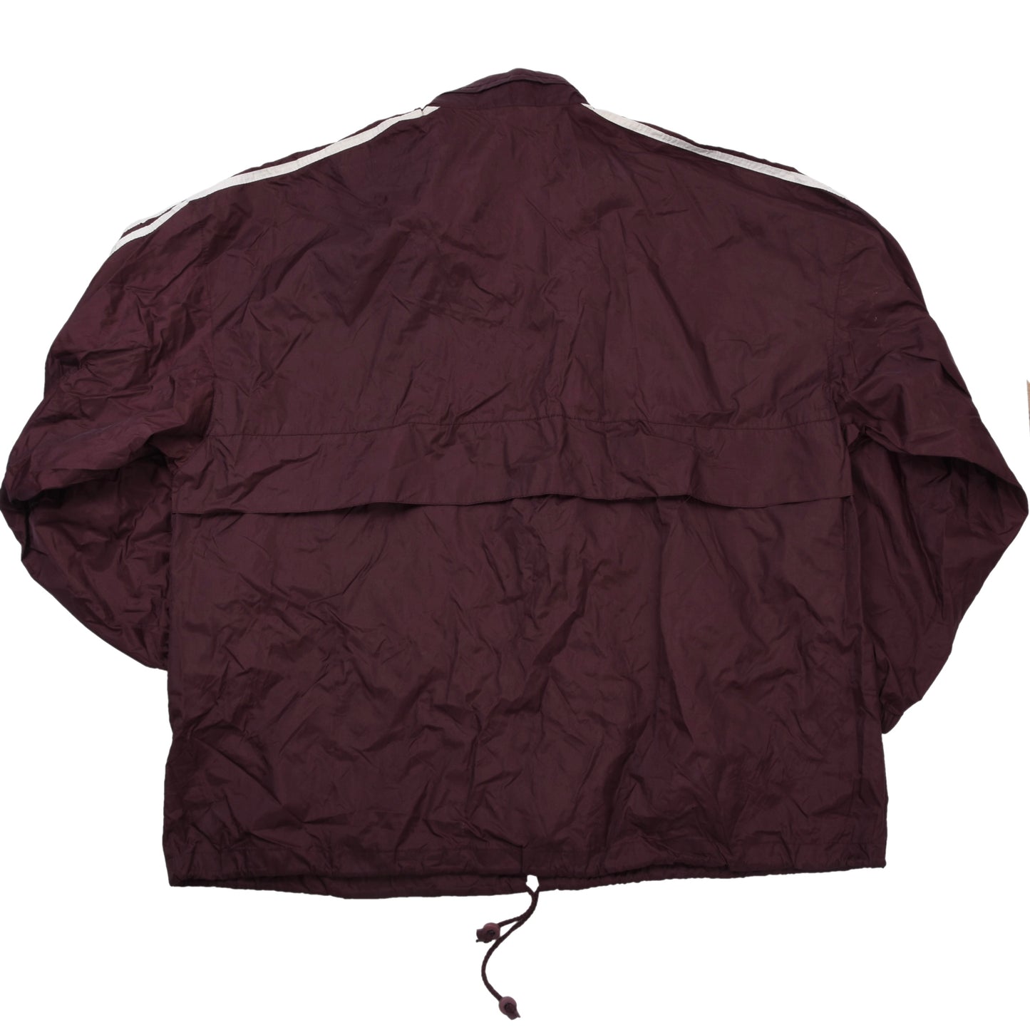 Vintage Adidas Nylon Regenjacke Größe D10 ca. 74cm - Burgund