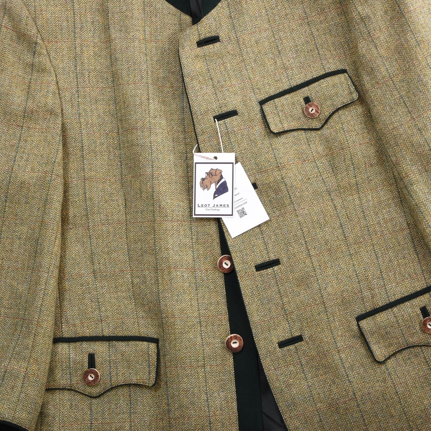 Sauwaldtracht Tweed Janker/Jacket ca. 58cm - Green