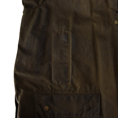 Barbour Moorland Jacke gewachst A50 Größe C50/127cm - Grün