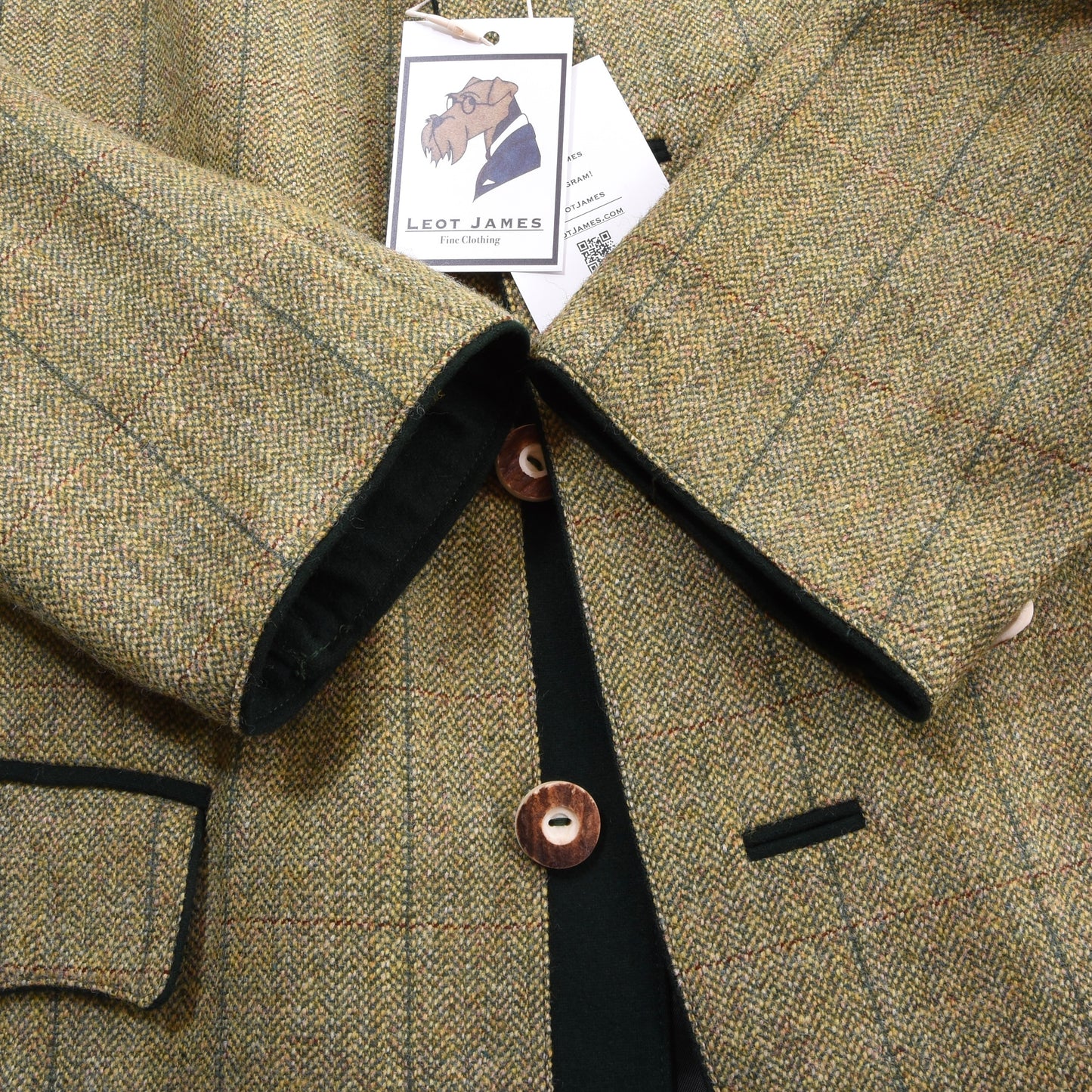 Sauwaldtracht Tweed Janker/Jacket ca. 58cm - Green