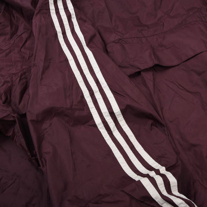 Vintage Adidas Nylon Regenjacke Größe D10 ca. 74cm - Burgund
