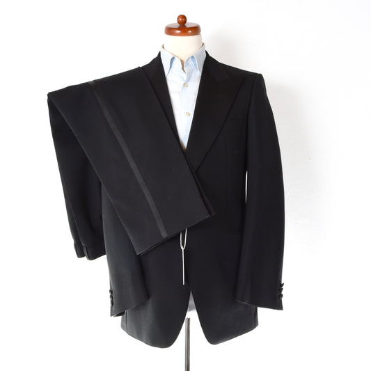 Vintage Bernhardt Select Peak Lapel Wool Tuxedo Size 50 ca. 53cm - Black