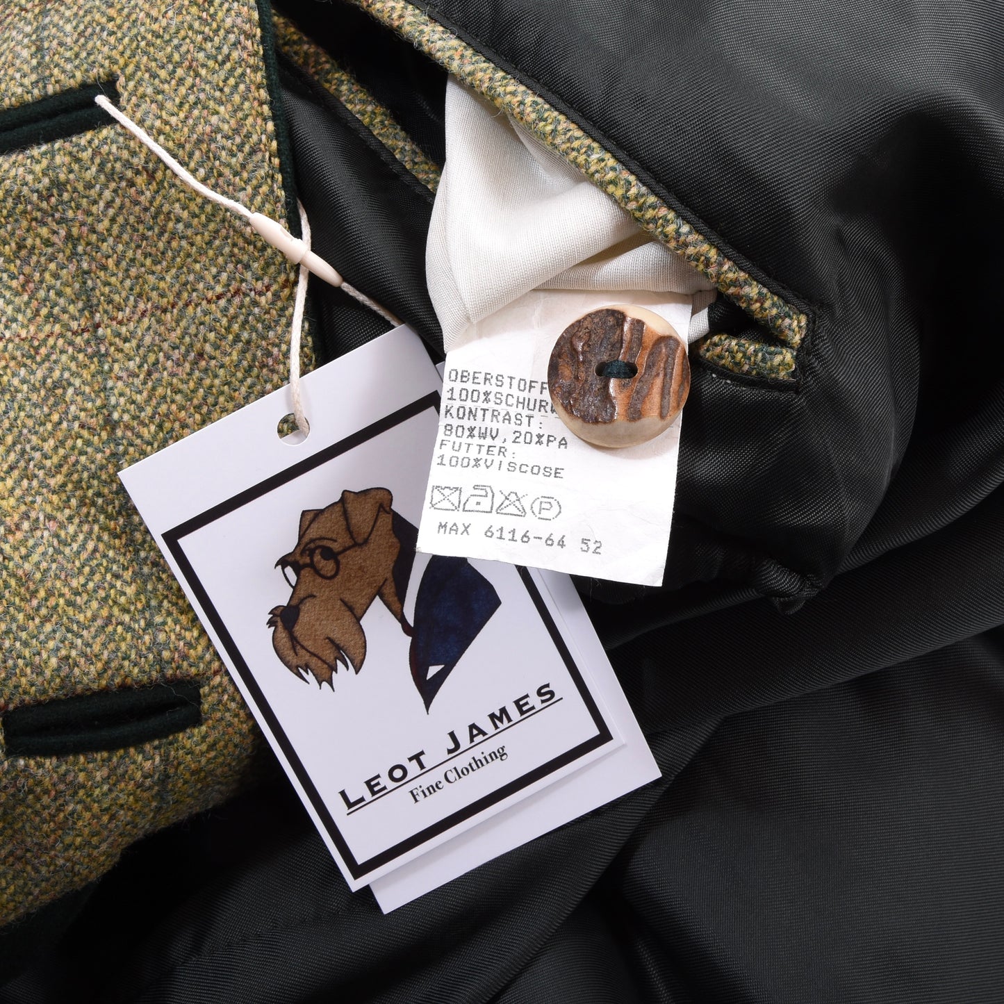 Sauwaldtracht Tweed Janker/Jacket ca. 58cm - Green