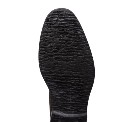 Ermenegildo Zegna Wildlederstiefel mit Lammfellfutter, Größe US 9 1/2 - Braun