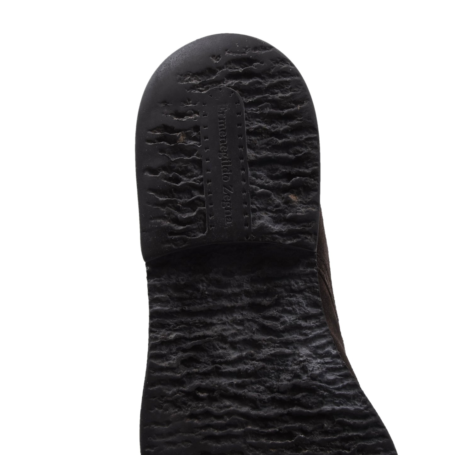 Ermenegildo Zegna Wildlederstiefel mit Lammfellfutter, Größe US 9 1/2 - Braun