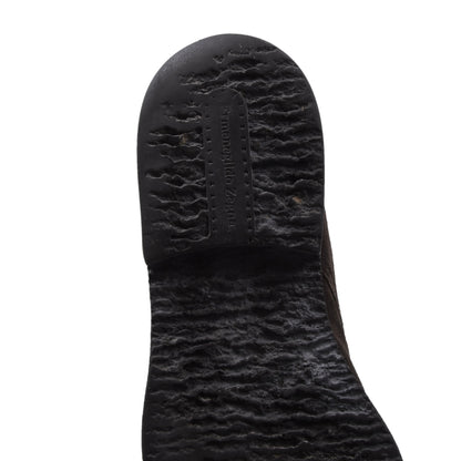 Ermenegildo Zegna Wildlederstiefel mit Lammfellfutter, Größe US 9 1/2 - Braun