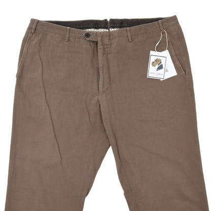 Corneliani Cotton Chinos/Pants Size 56 - Brown