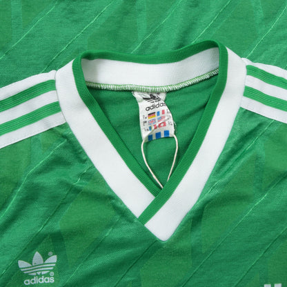 Vintage Adidas Fußball Trikot Größe D 7/8 ca. 49cm - Grün