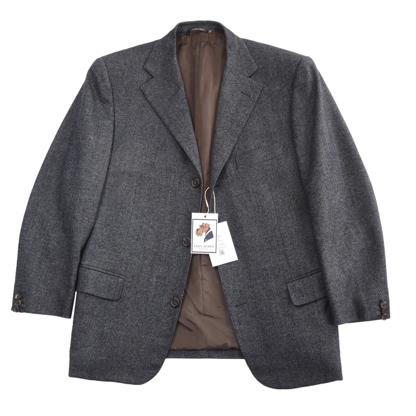 Baldessarini Hugo Boss Tweed Jacket Size 48 ca. 54cm