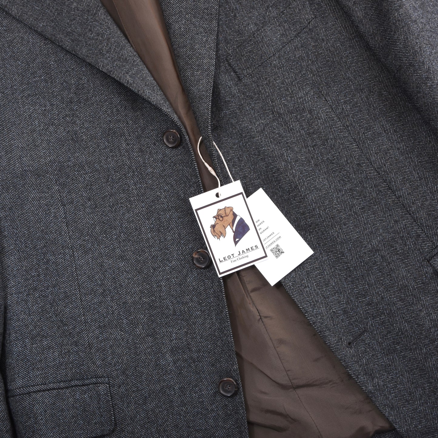 Baldessarini Hugo Boss Tweed Jacket Size 48 ca. 54cm