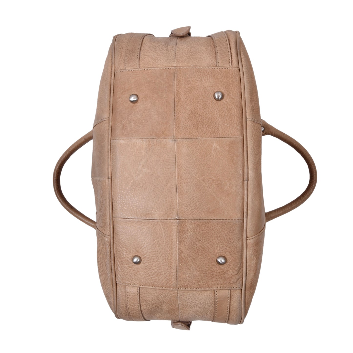 Schutzengel Ledertasche ca. 39,5 cm – Beige