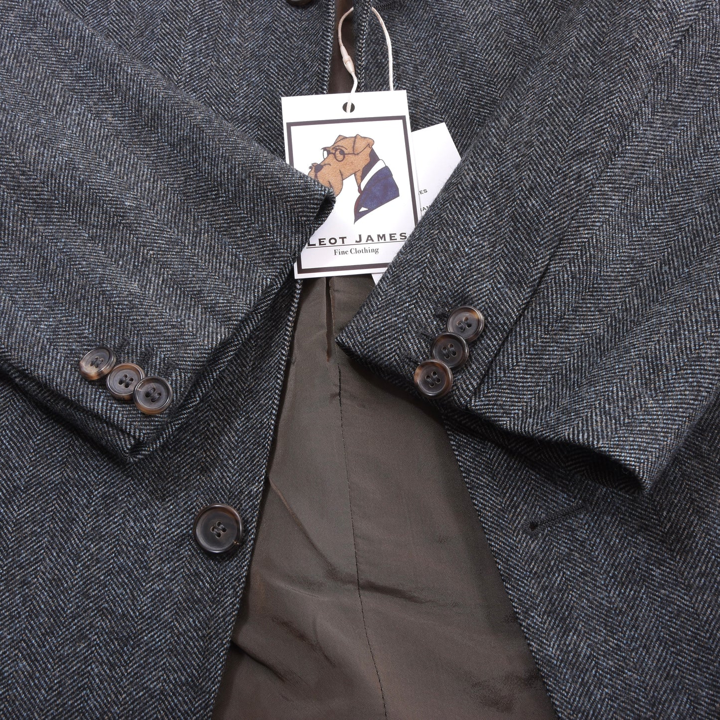 Baldessarini Hugo Boss Tweed Jacket Size 48 ca. 54cm